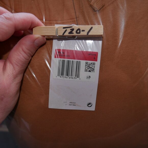 Nike Club Fleece Men's 2 PC Sweatsuit Tracksuit Matching Caramel Outfit NWT - Picture 13 of 14